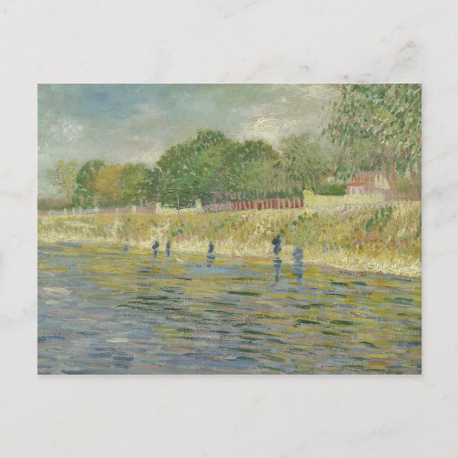 Carte Postale Vincent van Gogh - Banque de la Seine (Devant)