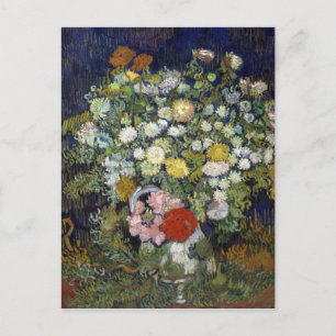 Carte Postale Vincent van Gogh Bouquet de fleurs dans un vase