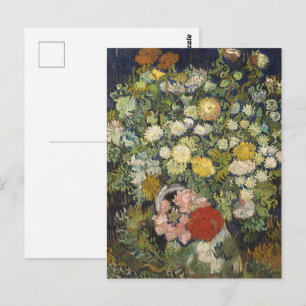 Carte Postale Vincent van Gogh Bouquet de fleurs dans un vase