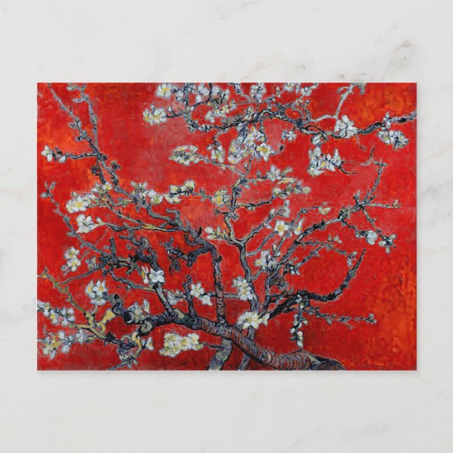 Carte Postale Vincent van Gogh Branches avec Fleur d'amandes (Devant)