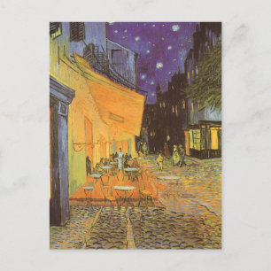 Carte Postale Vincent van Gogh - Café Terrasse en soirée