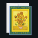 CARTE POSTALE VINCENT VAN GOGH ...CARTE POSTCARD SUNFLOWERS<br><div class="desc">VINCENT VAN GOGH ... SUNFLOWERS Carte postale ... Vincent van Gogh Tournesols Peinture (répétition de la 4ème version, arrière - plan jaune, août 1889, moins d'un an avant sa mort à l'âge de 37 ans par suicide ... il s'est tiré dans la poitrine dans un champ de blé qu'il avait...</div>