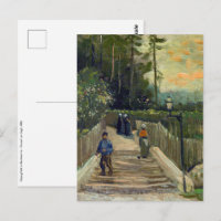 Vincent van Gogh - Chemin en pente à Montmartre