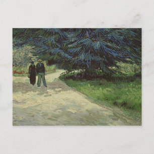 Carte Postale Vincent van Gogh Couple in the Park, Arles, 1888