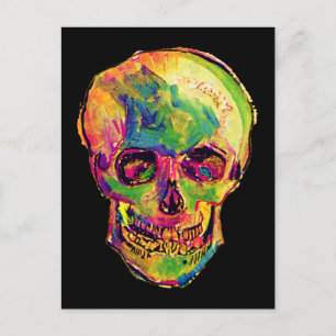Carte Postale Vincent Van Gogh - Crâne Pop Art Halloween