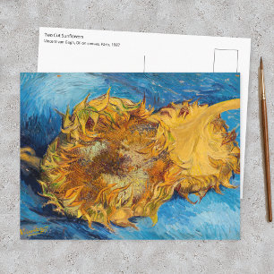 Carte Postale Vincent van Gogh - Deux Tournesols Coupés