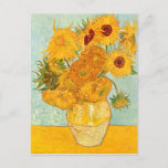 Carte Postale Vincent Van Gogh Douze tournesols dans un vase Art<br><div class="desc">Vincent Van Gogh Douze tournesols dans un vase Art Carte postale</div>