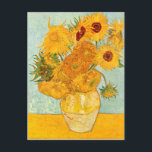 Carte Postale Vincent Van Gogh Douze tournesols dans un vase Art<br><div class="desc">Vincent Van Gogh Douze tournesols dans un vase Art Carte postale</div>