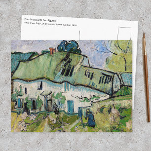 Carte Postale Vincent van Gogh - Ferme avec deux personnages