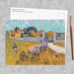 Carte Postale Vincent van Gogh - Ferme en Provence