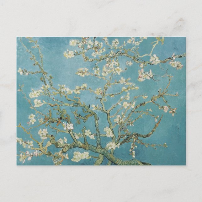 Carte Postale vincent van gogh, floraison d'amandier (Devant)