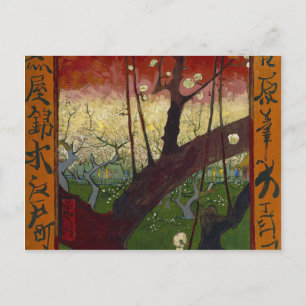 Carte Postale Vincent Van Gogh Flower Plum Tree Art