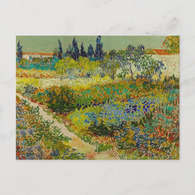 Carte Postale Vincent Van Gogh Garden (Devant)