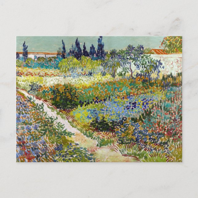 Carte Postale Vincent van Gogh Garden à Arles (Devant)