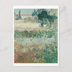 Carte Postale Vincent van Gogh Garden in Bloom, Arles, 1888