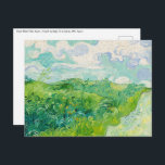 Carte Postale Vincent van Gogh - Green Wheat Field, Auvers<br><div class="desc">Green Blé Field,  Auvers - Vincent van Gogh,  Huile sur toile,  1890,  Auvers</div>