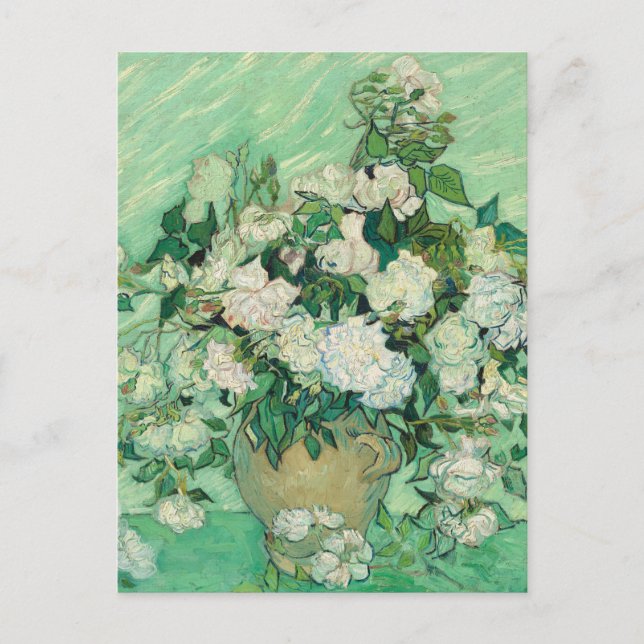 Carte Postale Vincent van Gogh Impressionniste Rose (Devant)