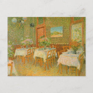 Carte Postale Vincent van Gogh - Intérieur d'un restaurant
