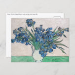 Carte Postale Vincent van Gogh - Irises<br><div class="desc">Irises / Vie morte : Vase avec Irises - Vincent van Gogh,  Huile sur toile,  1890</div>