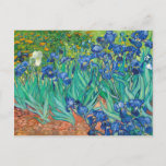 Carte Postale Vincent Van Gogh Irises Floral Art Vintage<br><div class="desc">Vincent Van Gogh Irises Floral Vintage Art Carte postale</div>