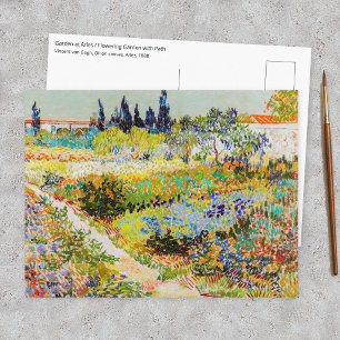 Carte Postale Vincent van Gogh - Jardin à Arles