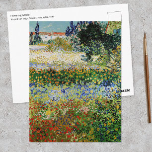 Carte Postale Vincent van Gogh - Jardin en fleurs