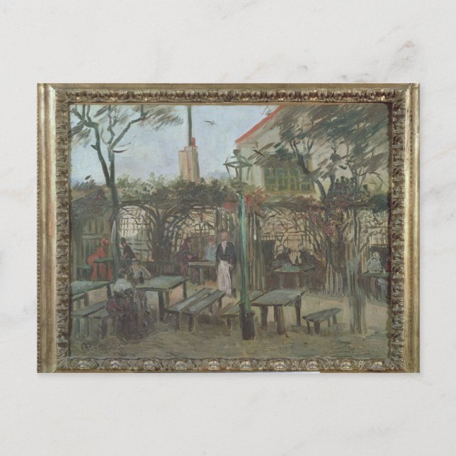 Carte Postale Vincent van Gogh | Jardins de loisirs à Montmartre (Devant)