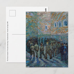 Carte Postale Vincent van Gogh - La cour de la prison