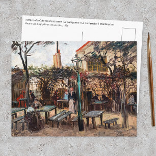 Carte Postale Vincent Van Gogh - La Guinguette sur Montmartre