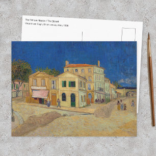 Carte Postale Vincent van Gogh - La Maison Jaune / La Rue