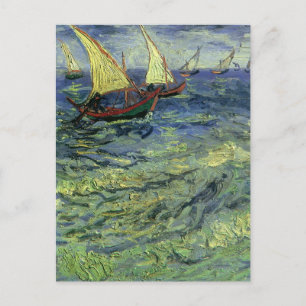 Carte Postale Vincent van Gogh - La mer à Saintes Maries