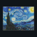 Carte Postale Vincent Van Gogh La Nuit étoilée<br><div class="desc">Vincent Van Gogh's The Starry Night Detail</div>