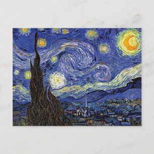 Carte Postale Vincent Van Gogh - La Nuit étoilée Beaux-Arts
