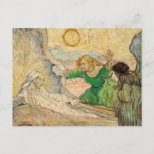 Carte Postale vincent van gogh- la résurrection de lazare (d’apr