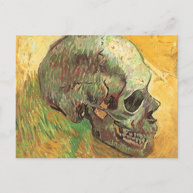 Carte Postale Vincent van Gogh - La vie morte avec le crâne (Devant)