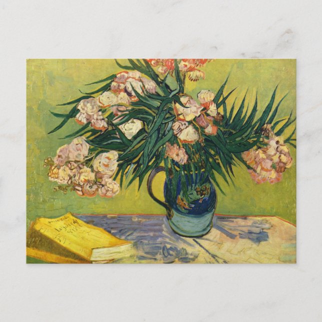 Carte Postale Vincent van Gogh - La vie morte avec Oleander (Devant)