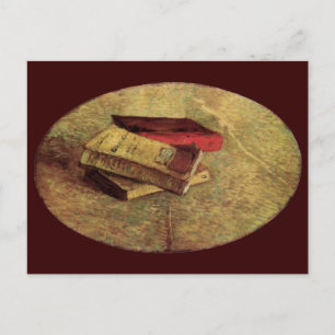 Carte Postale Vincent van Gogh - La vie morte avec trois livres