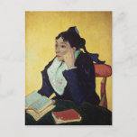 Carte Postale Vincent van Gogh | L'Arlesienne 1888<br><div class="desc">L'Arlesienne | par Vincent van Gogh | Lieu de l'art : Metropolitan Museum of Art,  New York,  USA | Artiste néerlandais | Numéro de collection d'images : XIR47740</div>