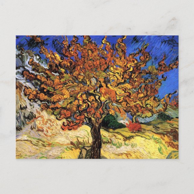 Carte Postale Vincent Van Gogh - Le Mûrier Beaux-Arts (Devant)