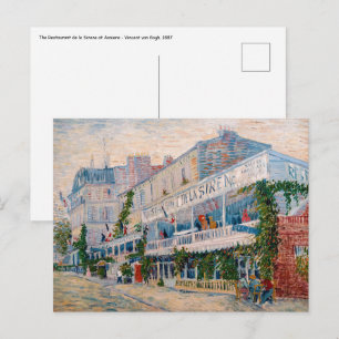 Carte Postale Vincent van Gogh - Le Restaurant de la Sirene