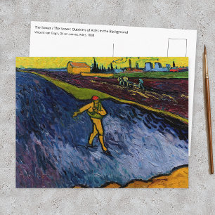 Carte Postale Vincent van Gogh - Le Semeur : Banlieue d'Arles