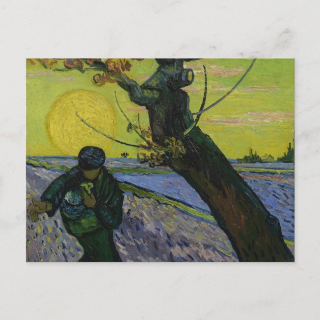 Carte Postale Vincent van Gogh - Le Sower (Devant)