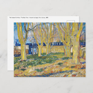 Carte Postale Vincent van Gogh - Le Train Bleu