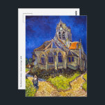 Carte Postale Vincent van Gogh - L'église d'Auvers<br><div class="desc">L'église d'Auvers / l'Eglise à Auvers-sur-oise par Vincent Van Gogh en 1890</div>
