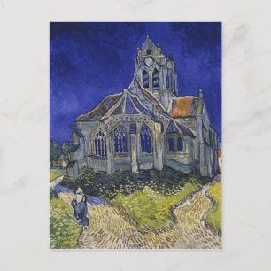 Carte Postale Vincent Van Gogh - L'église d'Auvers
