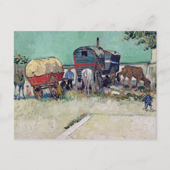 Carte Postale Vincent van Gogh | Les Caravanes, L'Encampement Ts (Devant)