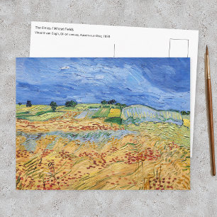 Carte Postale Vincent van Gogh - Les champs / Plaine à Auvers