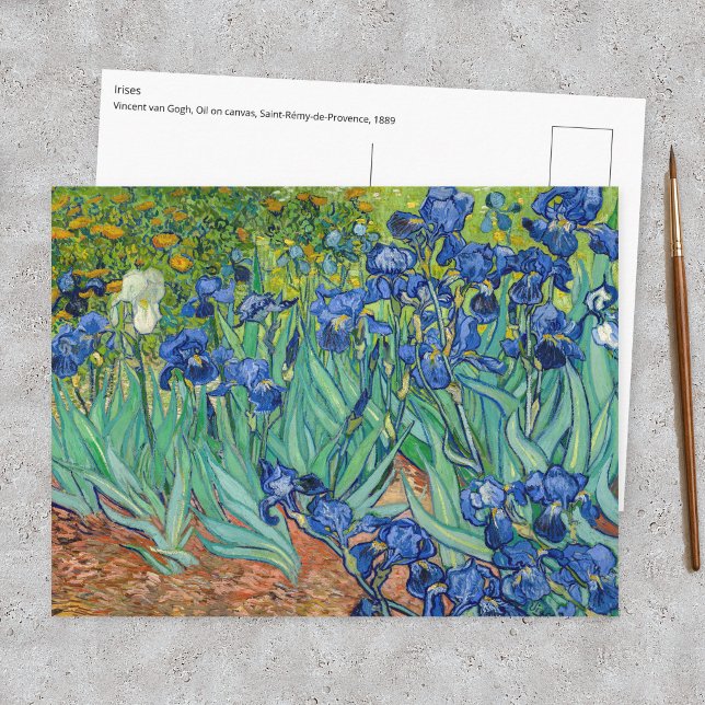 Carte Postale Vincent Van Gogh - Les Iris (Créateur téléchargé)