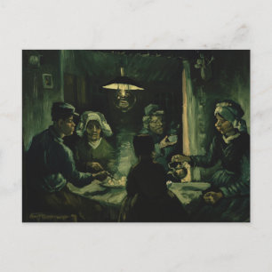 Carte Postale Vincent van Gogh - Les mangeurs de pommes de terre