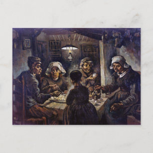 Carte Postale Vincent Van Gogh Les mangeurs de pommes de terre A